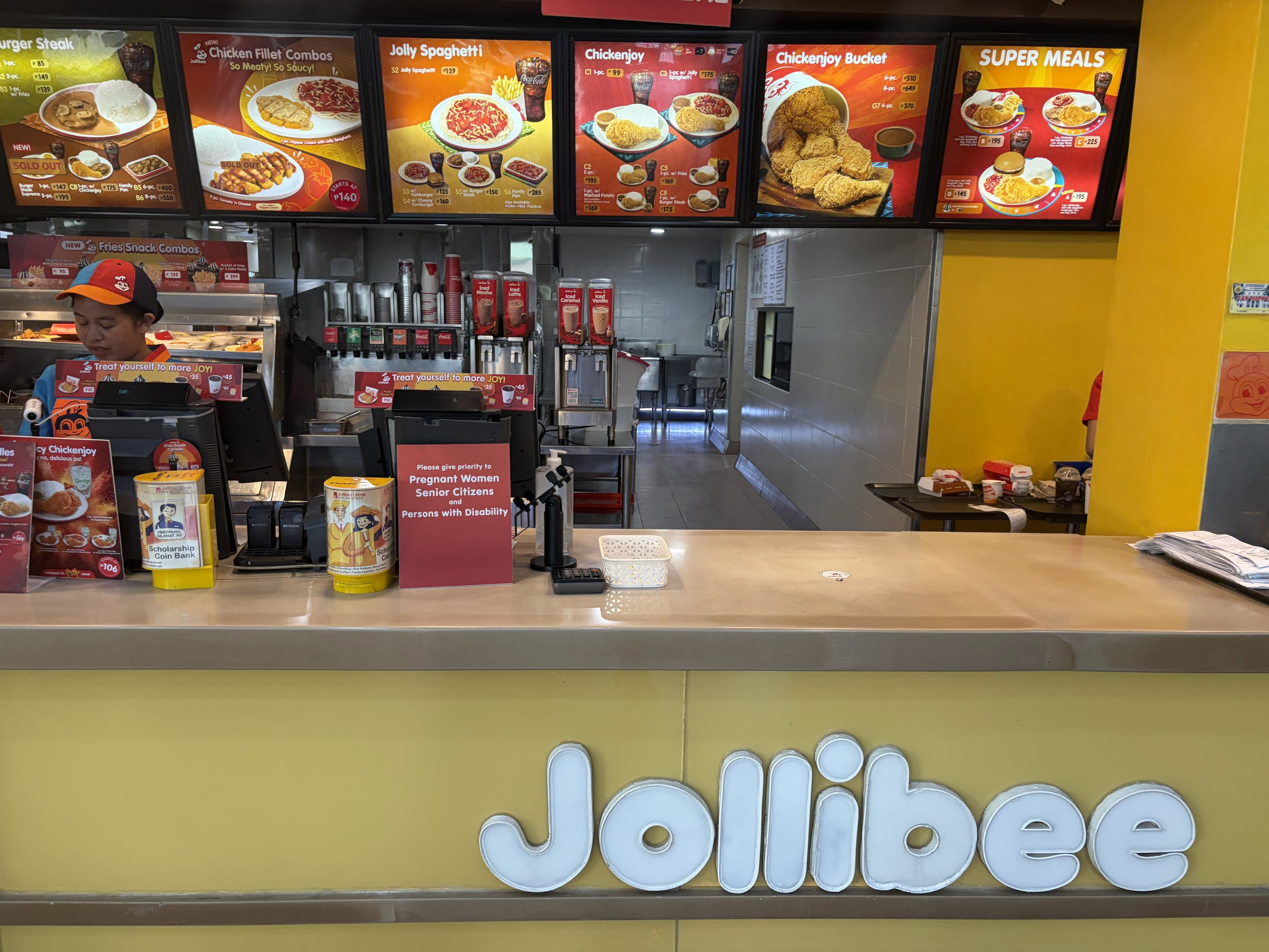 ジョリビーの店内の様子